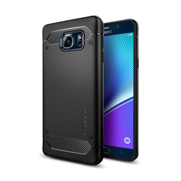 Spigen Galaxy Note 5 Rugged Capsule - Negro