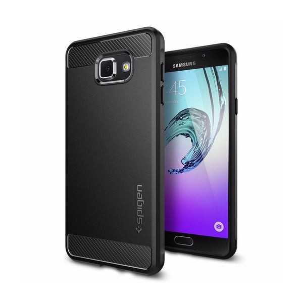 Spigen Galaxy A7 2016 Rugged Armor - Negro