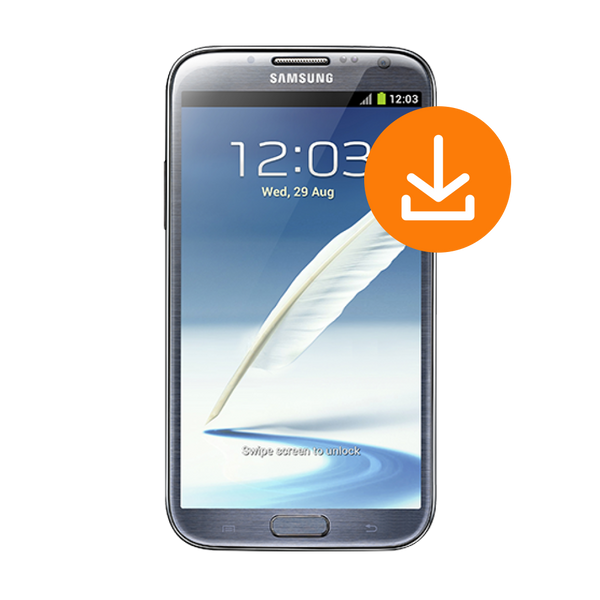 Carga de Software Galaxy Note 2